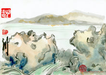 Load image into Gallery viewer, Gazing at the Horizon PRINT 29x20 cm (11.4x7.9 in)