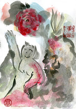Load image into Gallery viewer, Under the Red Rose PRINT 20x29 cm (7.9x11.4 in)