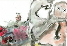 Load image into Gallery viewer, Happy in Nature PRINT 40x29 cm (5.7x11.4 in)