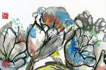 Load image into Gallery viewer, Moving Flowers PRINT 35x24 cm (13.8x9.5 in)