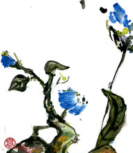 Load image into Gallery viewer, Windy Flowers PRINT 24x34 cm (9.4x13.4 in)