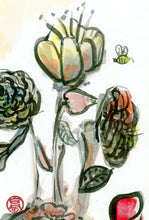 Load image into Gallery viewer, Flower Gathering PRINT 20x29 cm (7.9x11.4 in)