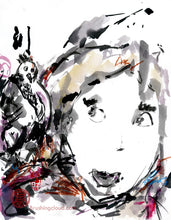 Load image into Gallery viewer, Boy Meets Bird PRINT 41x32 cm (16.1x7.5 in)