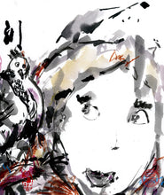 Load image into Gallery viewer, Boy Meets Bird PRINT 41x32 cm (16.1x7.5 in)