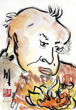 Load image into Gallery viewer, Burning Flower PRINT 23x33 cm (9.0x13.0 in)