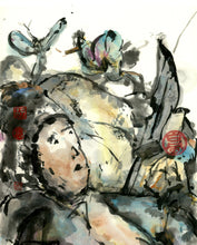 Load image into Gallery viewer, Butterfly Warrior PRINT 33x60 cm (13.0x23.7 in)