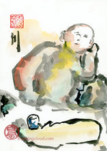 Load image into Gallery viewer, Contemplating on Creativity PRINT 20x29 cm (7.9x11.4 in)