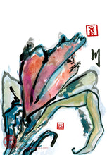 Load image into Gallery viewer, Dashing Flower PRINT 23x34 cm (9.1x13.4 in)