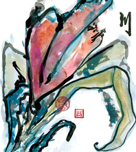 Load image into Gallery viewer, Dashing Flower PRINT 23x34 cm (9.1x13.4 in)