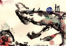 Load image into Gallery viewer, Dragon Shrimp Swoosh 30x21 cm (11.8x8.3 in)