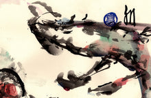 Load image into Gallery viewer, Dragon Shrimp Swoosh PRINT 30x21 cm (11.8x8.3 in)