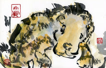Load image into Gallery viewer, Tiger Play aka El Tigro Nino PRINT 29x19 cm (11.4x7.5 in)