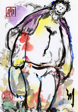 Load image into Gallery viewer, Enjoying the Fresh PRINT 20x29 cm (7.9x11.4 in)