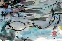 Load image into Gallery viewer, Fishing Under Clouds PRINT 33x59 cm (13.0x23.2 in)