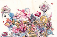 Load image into Gallery viewer, Flower Basket PRINT 50x33 cm (19.7x13.0 in)