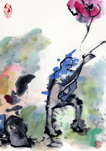 Load image into Gallery viewer, Flower Kite Throw 32x43 cm (12.6x16.9 in)