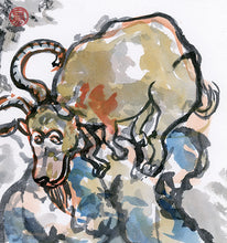 Load image into Gallery viewer, Goat, Ready PRINT 20x29 cm (7.9x11.4 in)