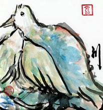 Load image into Gallery viewer, Leaning Birds PRINT 24x34 cm (9.4x13.4 in)