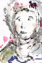 Load image into Gallery viewer, Northern Tribe Woman PRINT 32x41 cm (12.6x16.1 in)