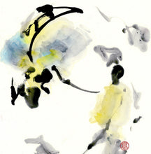 Load image into Gallery viewer, Painting in the Moonlight PRINT 33x46 cm (13.0x17.9 in)