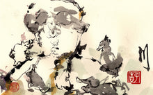 Load image into Gallery viewer, Party Animal Carousel PRINT 30x21 cm (11.8x8.3 in)