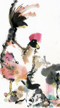 Load image into Gallery viewer, Rooster Standing on One Leg 47x70 cm (18.5x27.6 in)