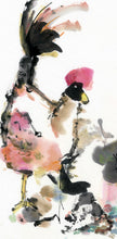 Load image into Gallery viewer, Rooster Standing on One Leg PRINT 33x50 cm (13.0x19.7 in)