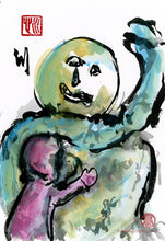 Load image into Gallery viewer, Snowman Project PRINT 20x29 cm (7.8x11.4 in)