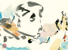 Load image into Gallery viewer, Stretching to Swim PRINT 30x21 cm (11.8x8.3 in)