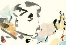 Load image into Gallery viewer, Stretching to Swim PRINT 30x21 cm (11.8x8.3 in)