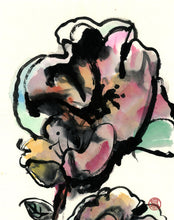 Load image into Gallery viewer, Sweet Curly Flowers PRINT 33x67 cm (13.0x26.2 in)