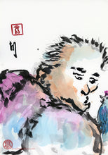 Load image into Gallery viewer, The Bird Whisperer PRINT 23x33 cm (9.0x13.0 in)