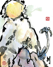 Load image into Gallery viewer, Tropical Sun Scene PRINT 23x33 cm (9.0x13.0 in)