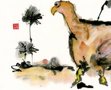 Load image into Gallery viewer, Turnaround Turkey PRINT 54x33 cm (21.4x13.0 in)