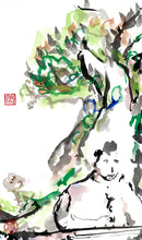 Load image into Gallery viewer, Under the Tree 29x40 cm (11.4x15.7 in)