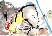 Load image into Gallery viewer, Watching the Lines PRINT 29x20 cm (11.4x7.8 in)