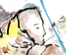 Load image into Gallery viewer, Watching the Lines PRINT 29x20 cm (11.4x7.8 in)