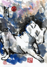 Load image into Gallery viewer, White Lion Spirit PRINT 23x33 cm (9.0x13.0 in)