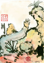 Load image into Gallery viewer, Climbing to Learn PRINT 20x29 cm (7.9x11.4 in)
