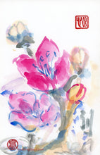 Load image into Gallery viewer, Flower Pink Flower PRINT 20x29 cm (7.9x11.4 in)
