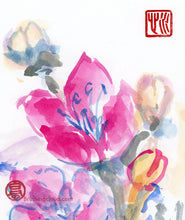 Load image into Gallery viewer, Flower Pink Flower PRINT 20x29 cm (7.9x11.4 in)
