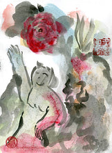 Load image into Gallery viewer, Under the Red Rose PRINT 20x29 cm (7.9x11.4 in)
