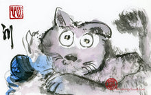 Load image into Gallery viewer, Knitty Kitty PRINT 29x20 cm (11.4x7.9 in)
