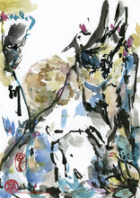Load image into Gallery viewer, Leaping Bird PRINT 23x33 cm (9.0x13.0 in)
