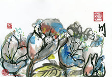 Load image into Gallery viewer, Moving Flowers PRINT 35x24 cm (13.8x9.5 in)
