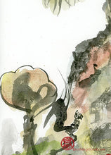 Load image into Gallery viewer, Old Lingzhi Mushroom PRINT 20x29 cm (7.9x11.4 in)
