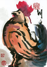 Load image into Gallery viewer, Poppy Rouster PRINT 23x33 cm (9.0x13.0 in)
