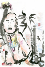 Load image into Gallery viewer, Sound of the Bamboo aka Bamboo Monk New PRINT 33x49 cm (13.0x19.1 in)
